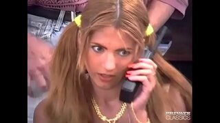 Vintage babes recibe o seu buratos fodido duramente